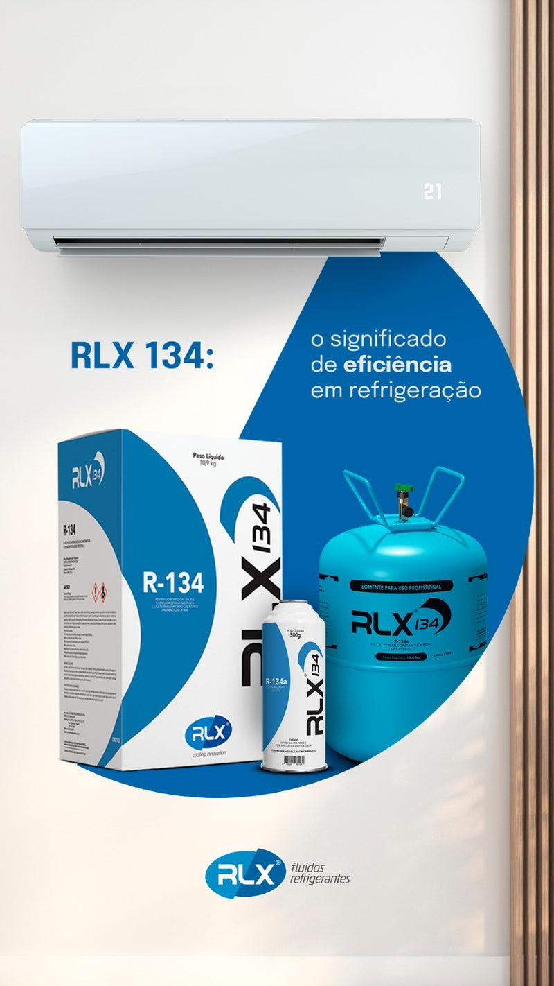 Gás Refrigerante R134 Ar Condicionado Botija 13,6kg Rlx