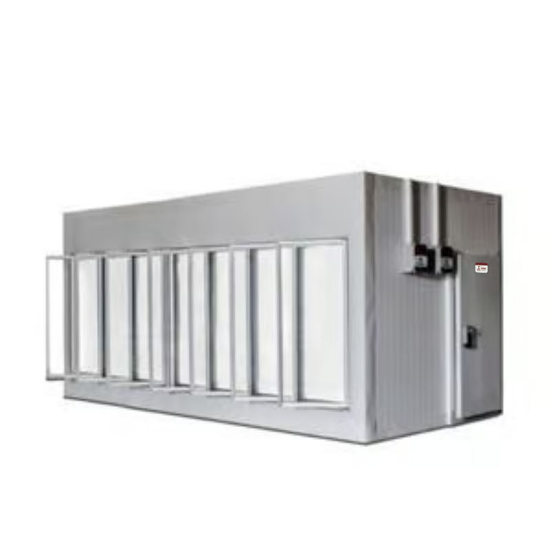 Walk in Cooler JC Resfriados 7 Portas Vidro sem Piso Painel